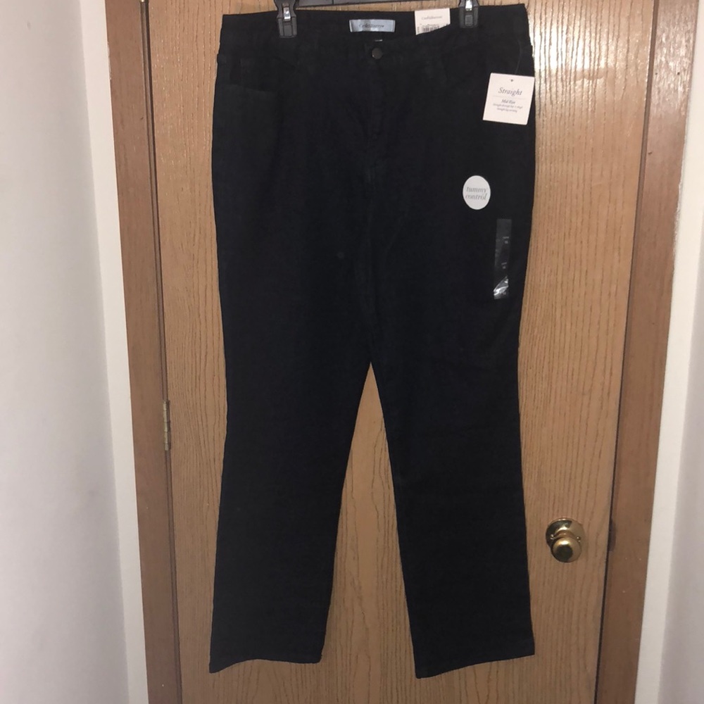 Dark blue jeans